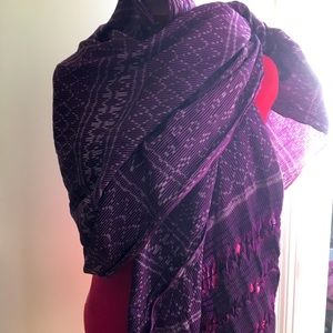 Genuine Mexican Oaxaca rebozo shawl